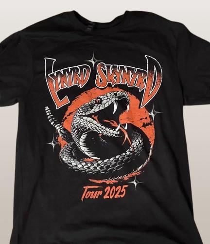 Lynyrd Skynyrd 2025 Usa And Canada Tour Shirt S