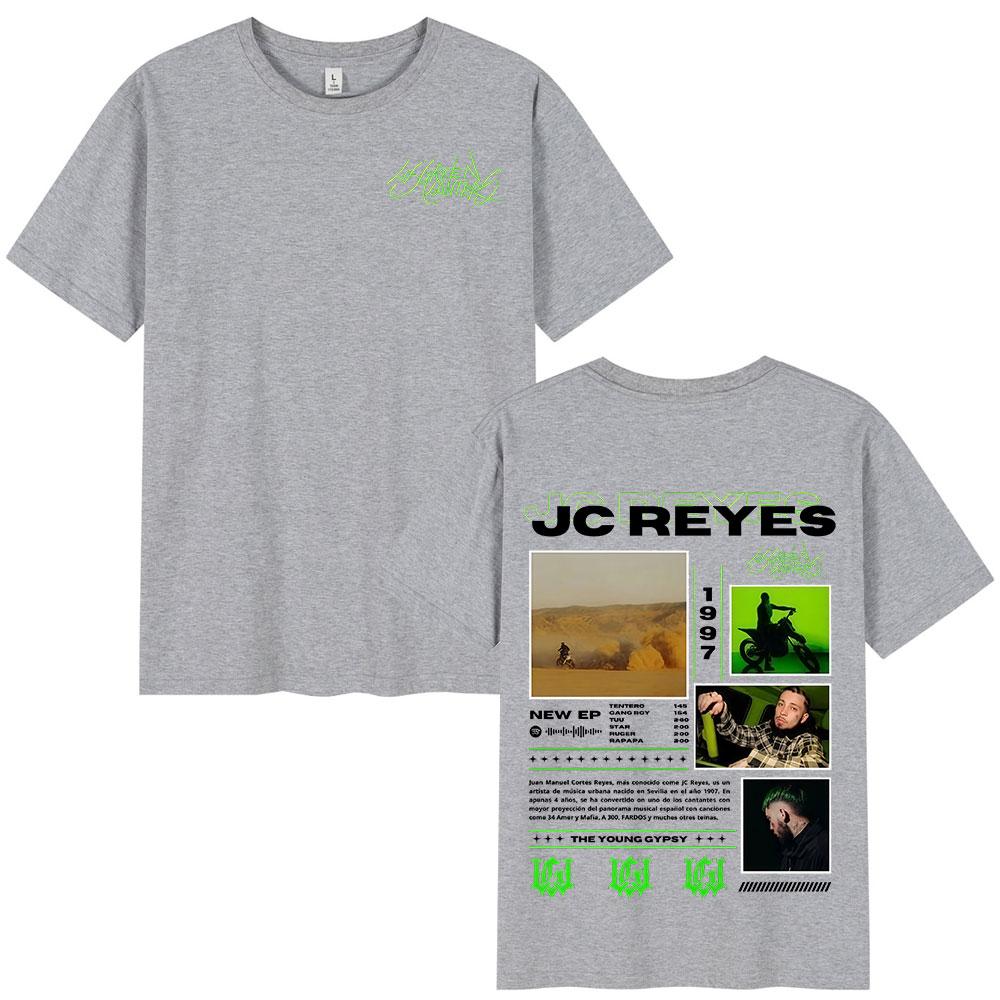 Rapper Jc Reyes 2025 Album Merch Tshirt Unisex Women Fashion Hip Hop Tshirts High Quality Cotton Short Sleeve T Shirts Streetwear
