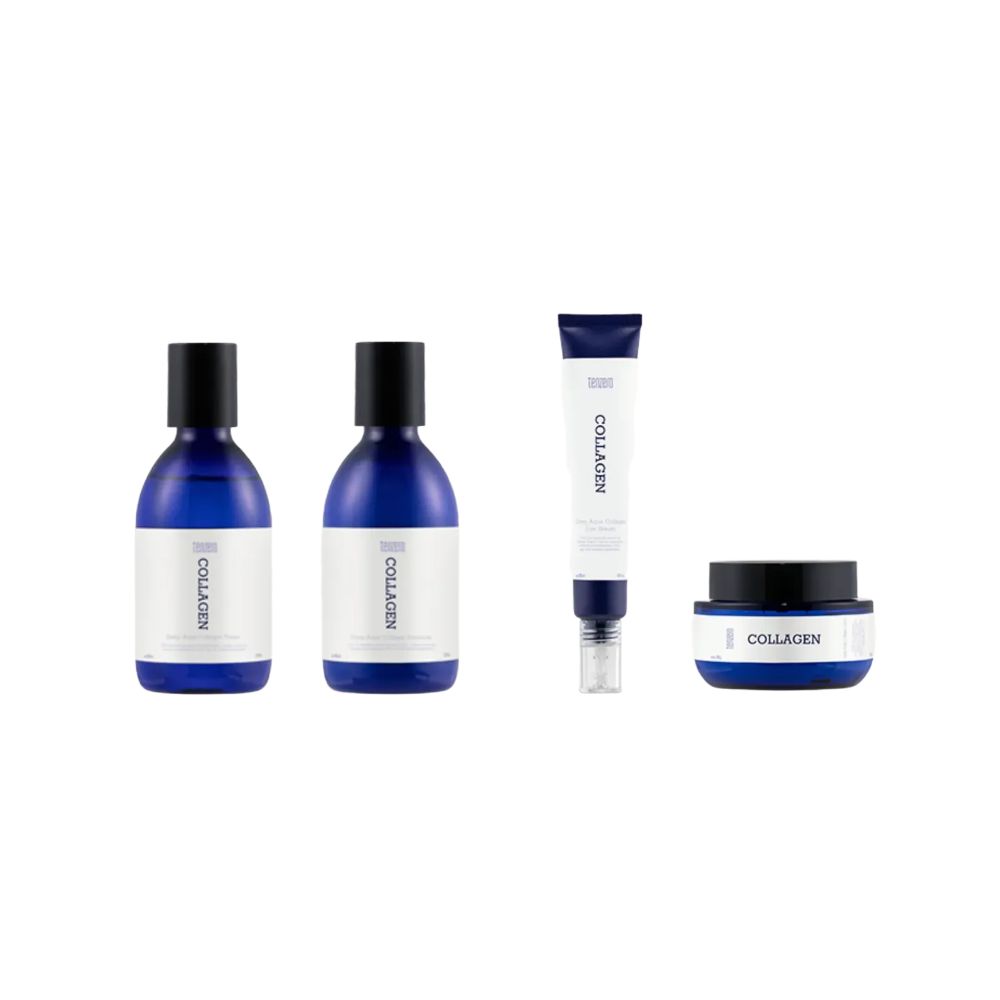 

TENZERO Deep Aqua Collagen 2X Skin Care 4-Piece Set (Toner+Emulsion+Eye Serum+Cream)