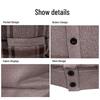 Hengyuanxiang Men's V-Neck Knit Vest Cardigan