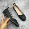 Fashion Shoes for Women Low Heel Elegant Wear Resistant Soft Bottom Formal Leather Casual Quick Delivery With Discount Price Woman Flats