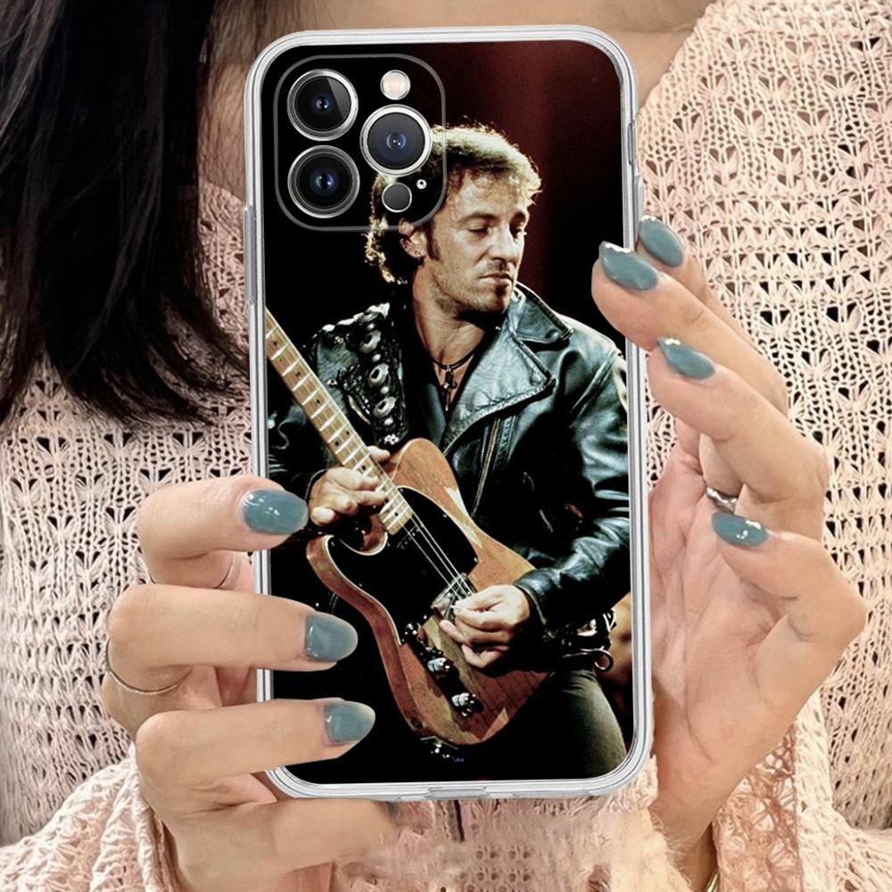 

Bruce Springsteen Guitar Phone Case Silicone Soft For Iphone 16 15 14 13 12 11 Pro Mini XS MAX Plus X Cover iPhone 13 mini