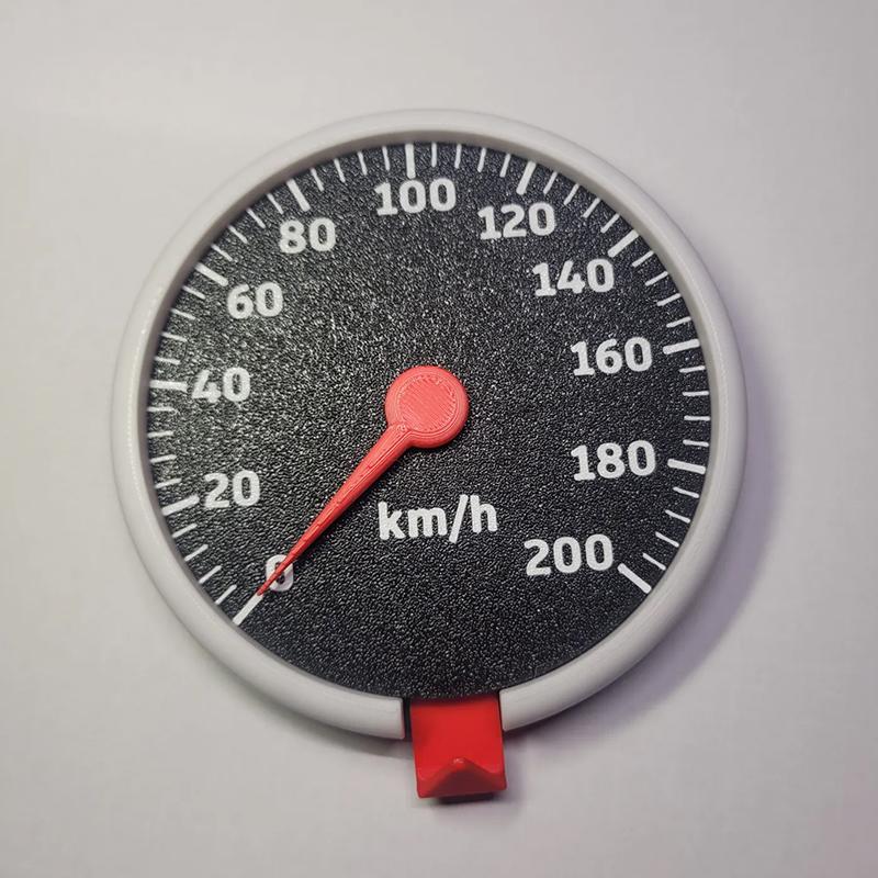 Speedometer Wall Mounted Key Holder 3D Printed Tachometer Key Hanger Pointer Rotatable Key Organizer For Entryway, Hallway