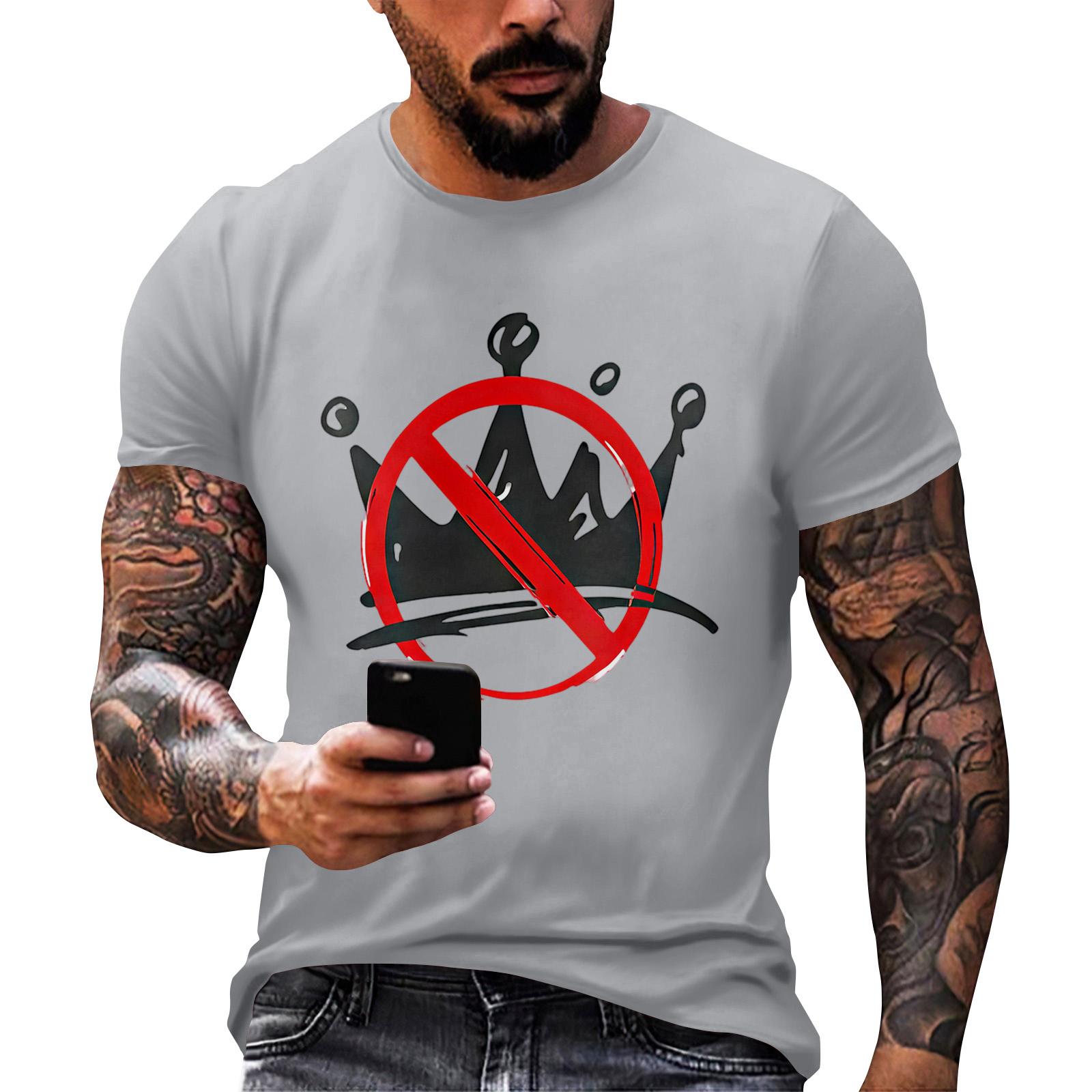 

Мужская футболка с коротким рукавом и принтом американской политической тематики XXL