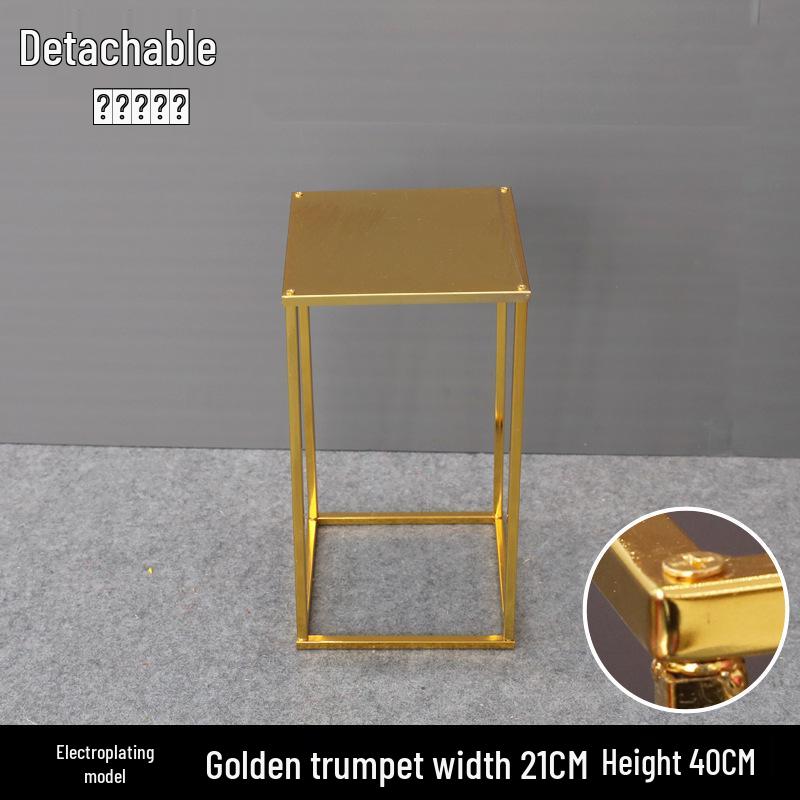 Żelazny Kwiatowy Stojak Kolumnowy do Dekoracji Uliczki Weselnej