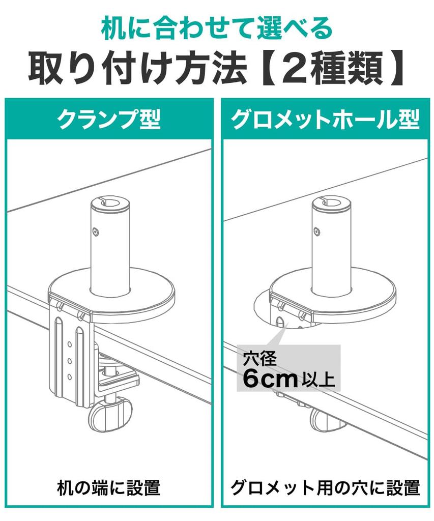 LOE Single Monitor Arm Gas Spring Type Compact Clamp Easy Installation VESA Desk Mount LOZ1 Gray