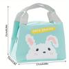 1Pc Fashion Waterproof Portable Thermal Cooler Insulated Lunch Box Cute Animal Pattern Picnic Food Storage Bag Fashionable Pouch