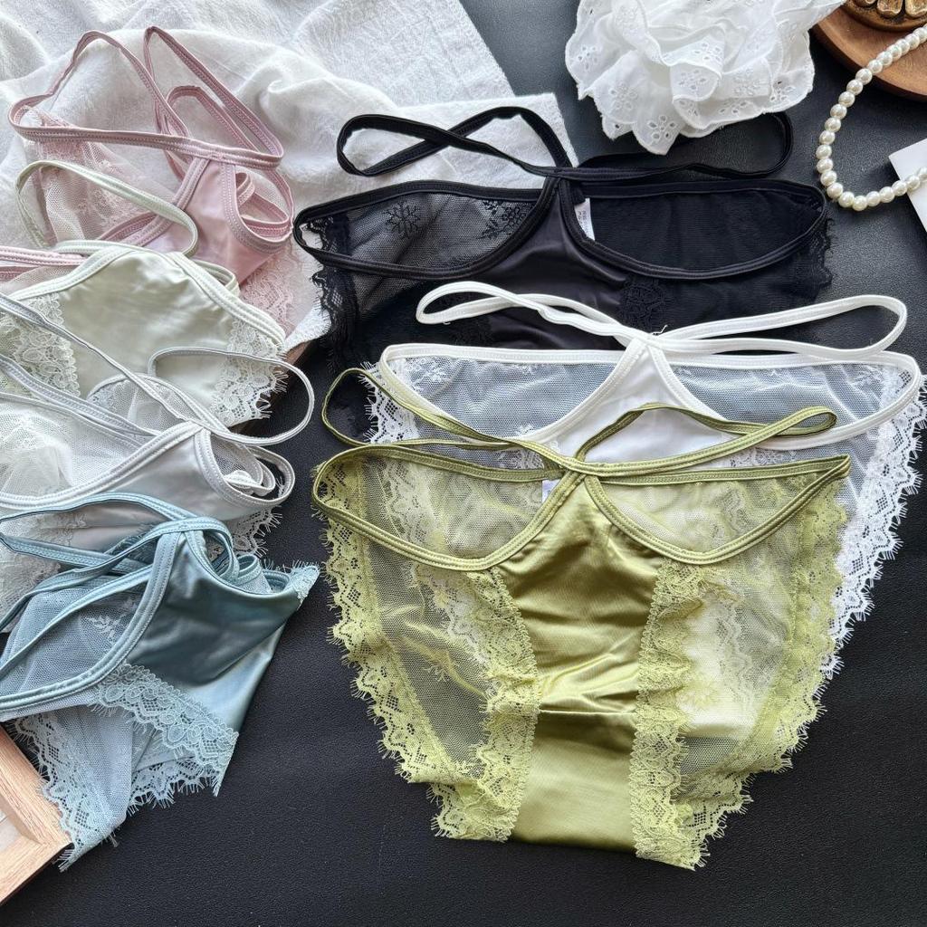 Clearance Ice Silk Lace Low-Rise Women's Panties