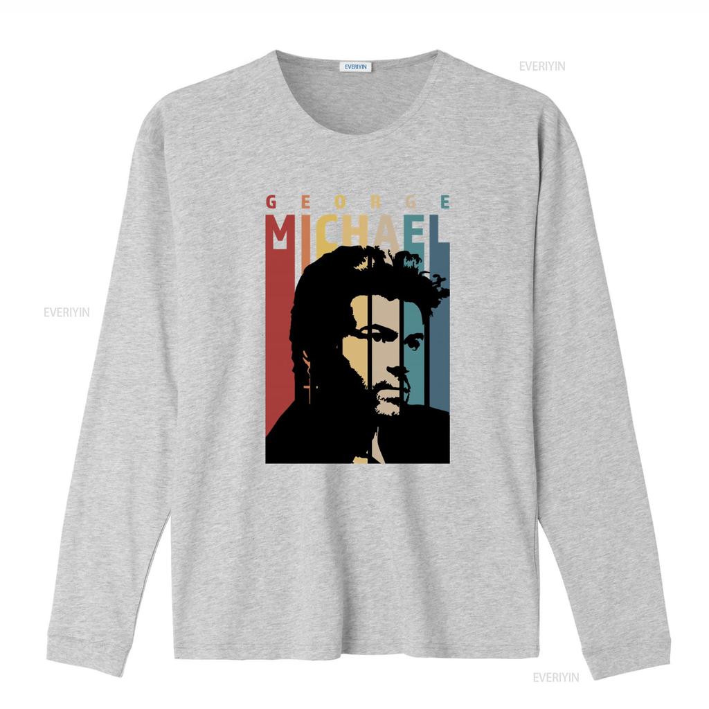 George Michael T-shirt Retro Vintage Musica Perfetta Per Te E I Tuoi Amici vintage Lavata Casual Alla Moda streetwear homme