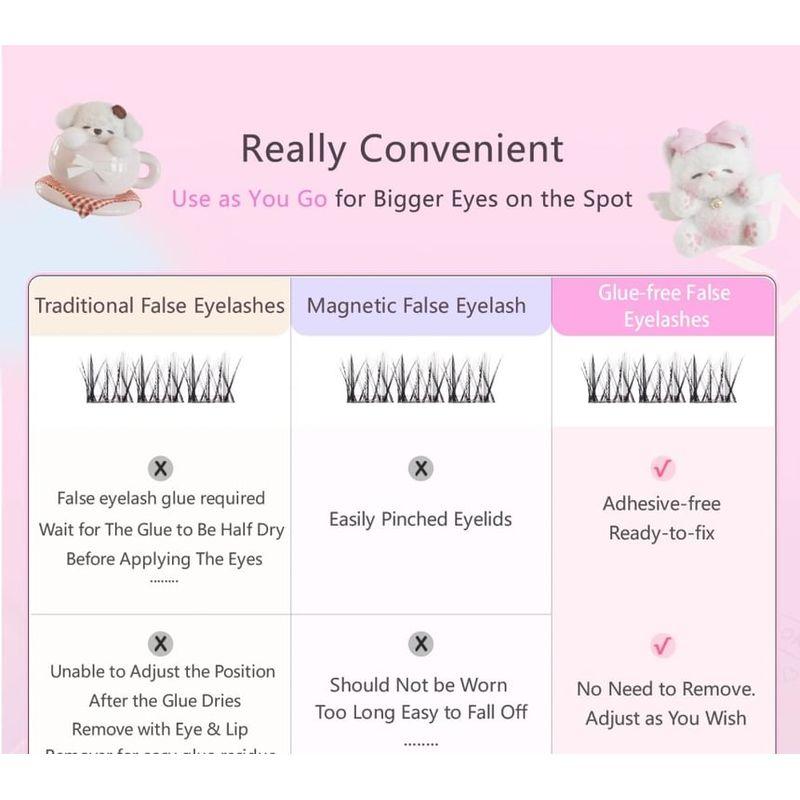 FLORTTE - Special Edition False Eyelashes - 2 Style (4-5)