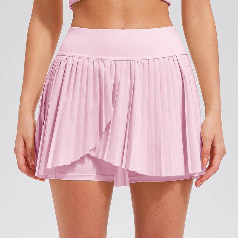 Sportlicher Tennisrock für Damen aus Polyesterstoff für Sommersport und Fitness