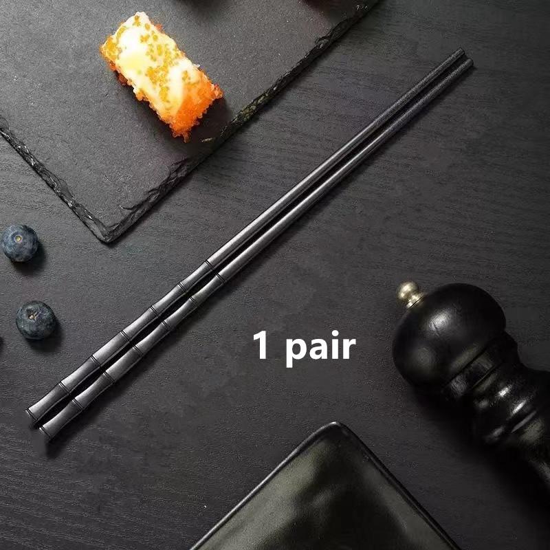

Chinese Chopsticks Food Sushi Sticks Reusable Non Slip Dishwasher Safe Bamboo Shape Food Grade Chopsticks