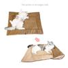 Small Cat Bed Soft Foldable Mat Multifunctional Kitten Bed Warm Pad For Kitten Puppy Pet Indoor Winter Fall All Seasons Living