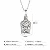 Mermaid Wolf Moon Star Mountaion Bottle Pendant Necklace Stainless Steel Golden Necklaces Jewelry Gift Women