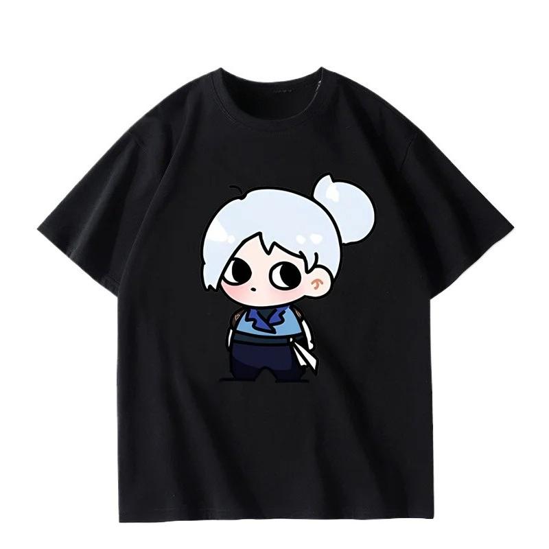 Valorant JETT TShirts Game Newest TShirt for Women Unisex Basic T Shirt Hip Hop Birthday Gifts Tops Clothes Pro Choice