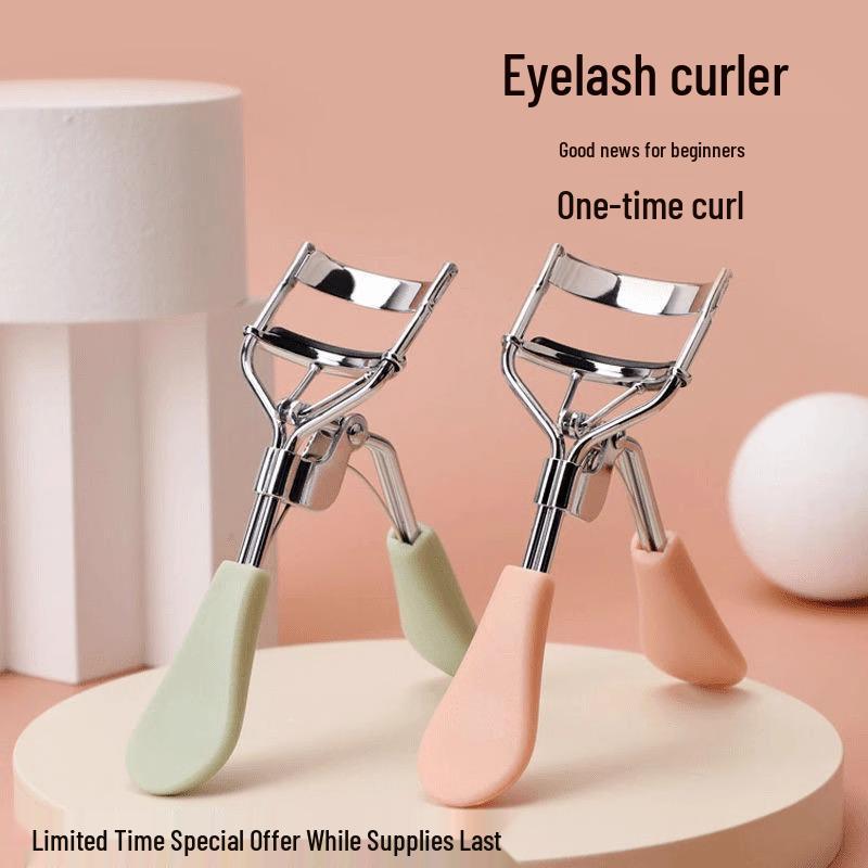 TikTok Favorite: Sunflower Eyelash Curler - Portable, Long-lasting Curl, No Pinch Design, Wide-Angle Grip