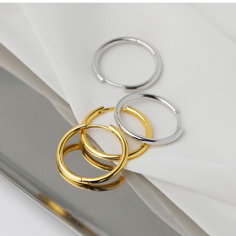 1 Pairs Punk Multiple Stainless Steel Stud Earrings Men Women Gothic Cross Round Street Pop Hip Hop Ear Stud Piercing Zircon