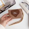 Coin Pouch PU Leather Tri-fold Wallet Canvas PVC Leather Card Holder Short Large Capacity Three Fold Wallet Daily
