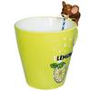 Tom and Jerry" Lemonade Mug with Jerry Figure, Approx. 300ml, Tom and Jerry Merchandise, Tableware, san4323