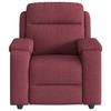 VidaXL Fauteuil de massage inclinable Rouge bordeaux Tissu, fauteuil de massage, fauteuil, fauteuil canapé, fauteuil de 4015693