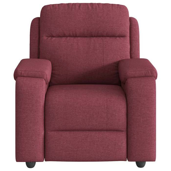 VidaXL Fauteuil de massage inclinable Rouge bordeaux Tissu, fauteuil de massage, fauteuil, fauteuil canapé, fauteuil de 4015693