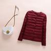 Autumn Winter Warm Women Jacket Fashion Ultra Lightweight Down Cotton Slim Coat Solid Matt Fabric Windbreaker Parkas