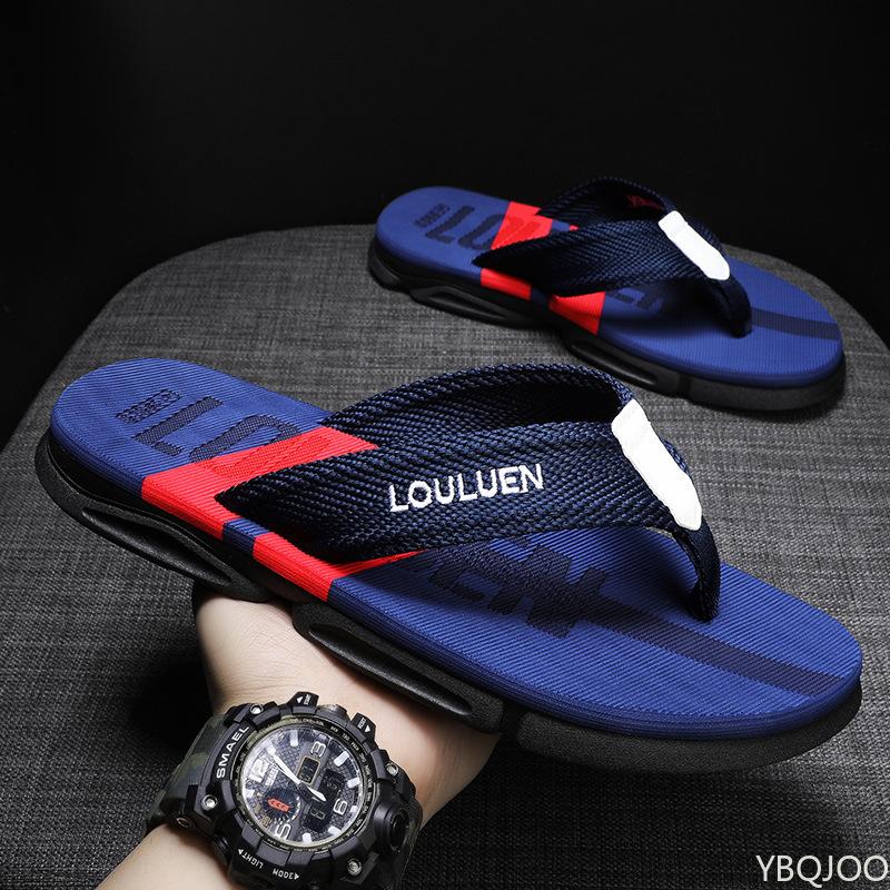 2025 Summer Men Flip Flops High Quality Beach Slipper Men Casual Breathable Antiskid Beach Slippers Outdoor Male Slipper