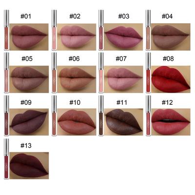 Charming Matte Velvet Lip Gloss: Long-Lasting, Non-Stick, Mist Finish Liquid Lipstick