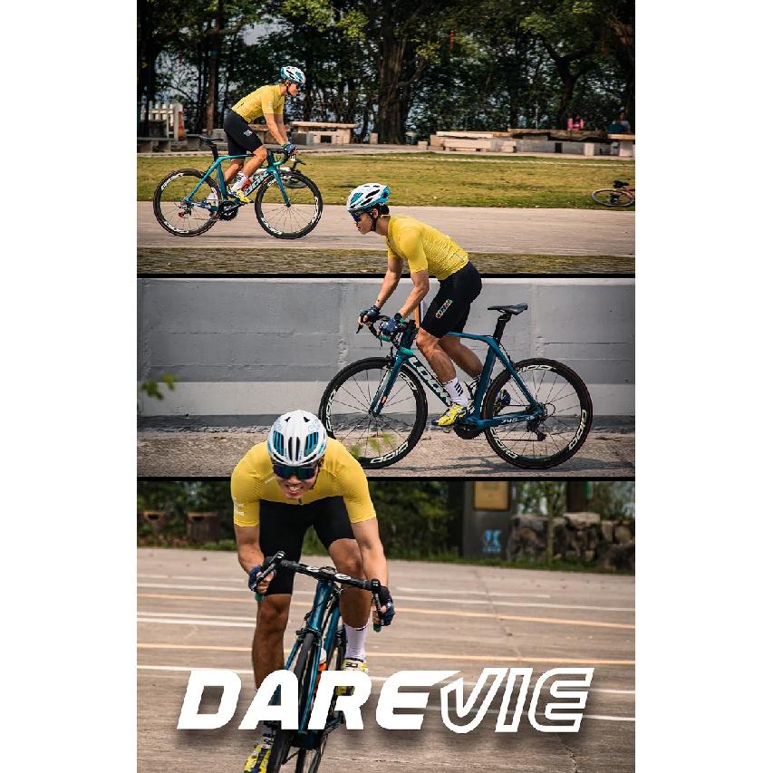 DAREVIE Cycling Jersey Cool And Refreshing Anti UV PRO Level Men's Cycling Shirt Moisture Wicking Non Slip Cycling Jersey Man