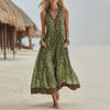 2026 European and American Elegant Leopard Print Sleeveless Vest Zipper Deep V-neck Dress, Hooded Temperament Women's Summer