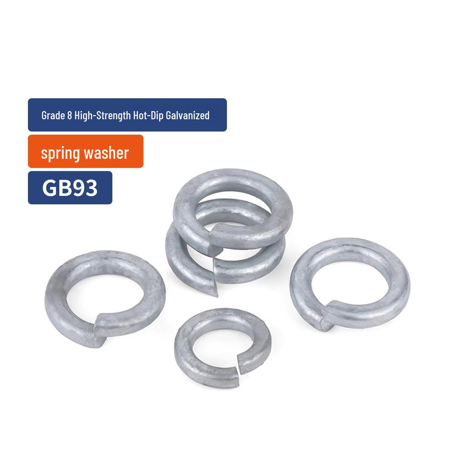 High-Strength Level 8 Bounce Mat, Hot-Dip Galvanized GB93 M18 (1 piece)