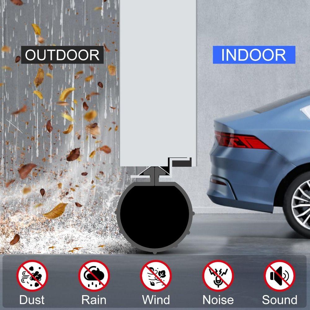 U-Shape Garage Door Bottom Seal Wear Resistance Replacement Seal  Garage Door Installation