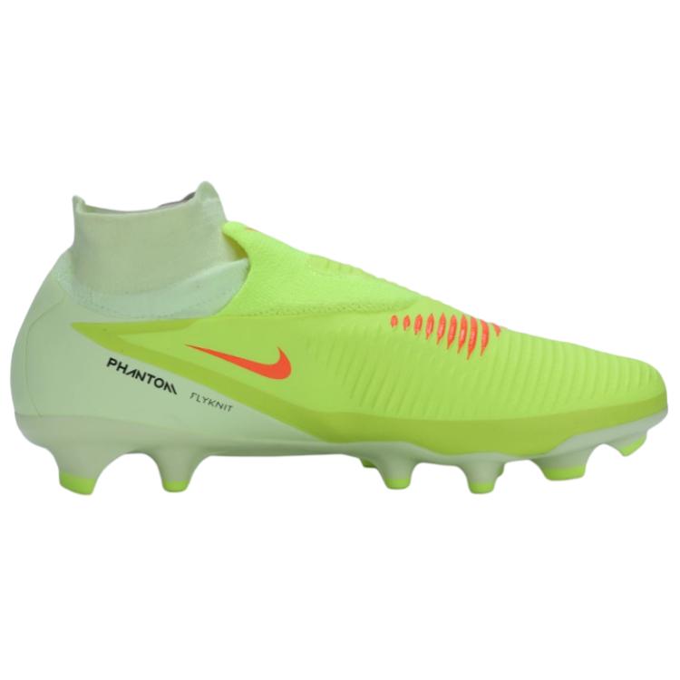 Nike Phantom 6 High Pro FG Hyper Crimson Limelight Men Cleats Yellow Black HQ2311-800