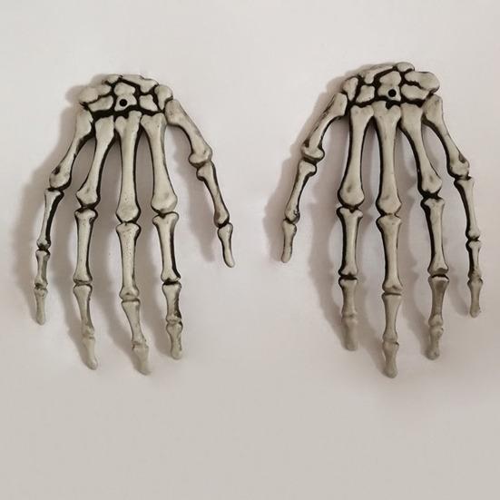 Halloween Skeleton Hands Realistic Plastic Skeleton Human Hands Model for Halloween Themed Party Decoration