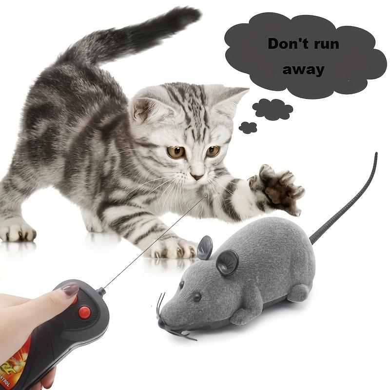 Wireless Remote Control Mouse Interactive Toys, Tease Dog and Cat Interactive Toys, Realistic Cat Teasers, Funny Gifts for Cats