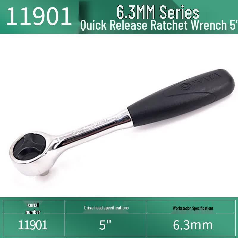 SATA 1/4-inch Drive Quick Release Ratchet Handle