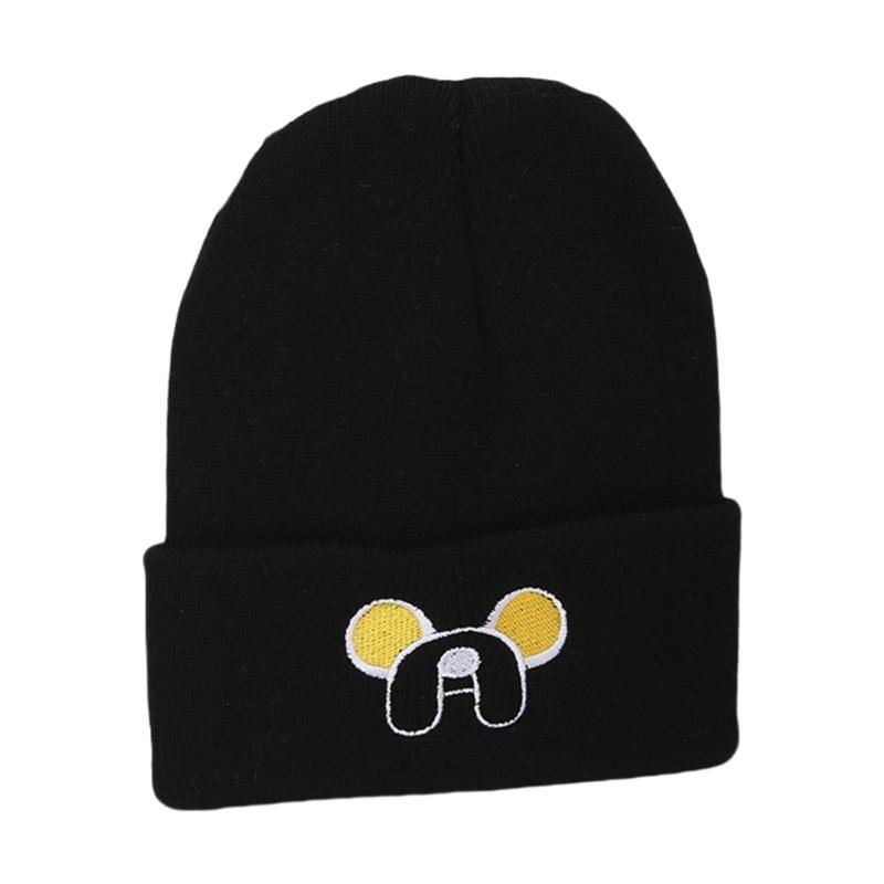 

Versatiles Warm Knitted Hat Cartoon Pattern Hat Outdoor Sports Casual Hat for Sports and Casual Outings