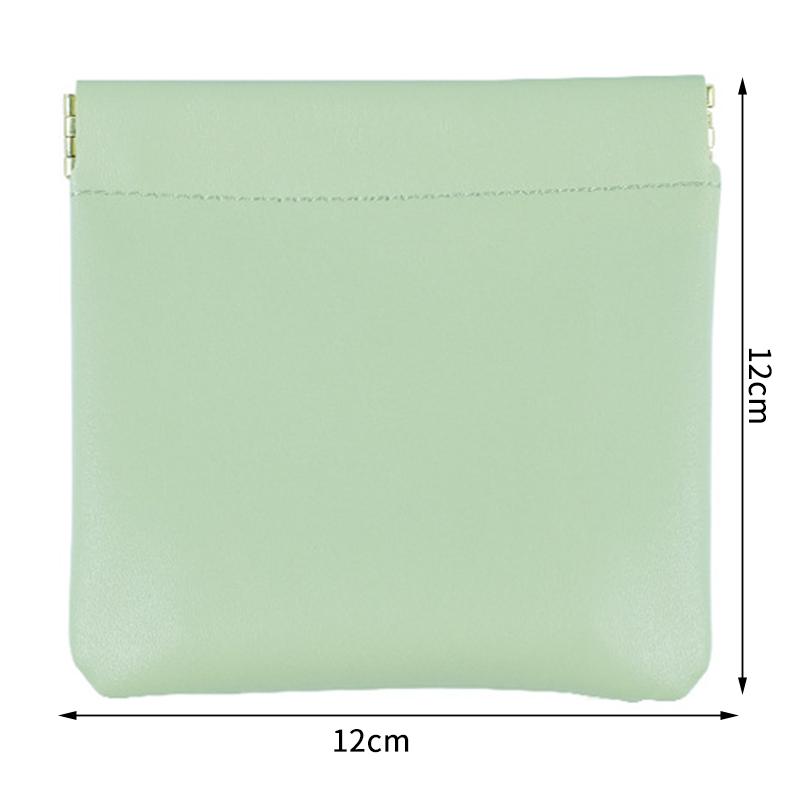 Pu Leather Makeup Storage Bag Waterproof Small Cosmetic Pouch Mini Short Wallet Bag Coin Purse Key Earbuds Credit Card Holder