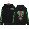 Japan Anime Chainsaw Denji Zipper Hoodies Logo Loog Sleeve Sweatshirt Unisex Hoodie Cool Zipper Coat Hooded