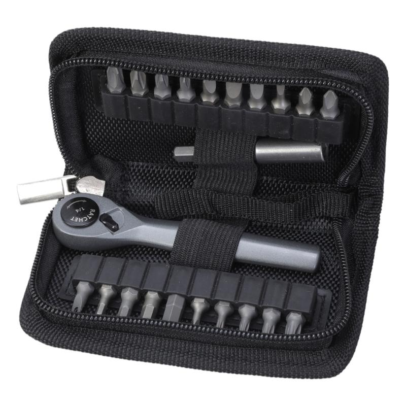 

22 in 1 Screwdriver Set Multi Bit Magnetic Screwdriver Set with Handle Storage Case Suitable for Furniture Computer 1