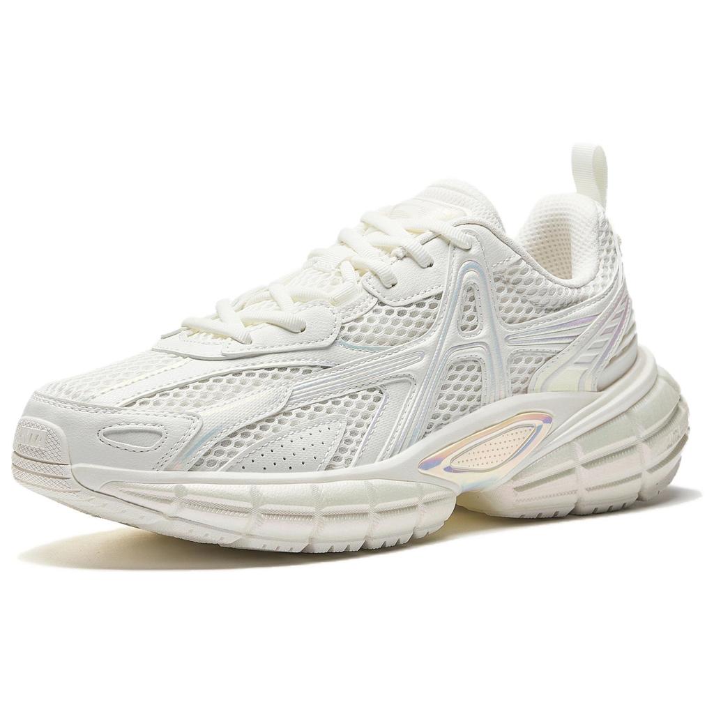 Anta Dawn Retro Trendy Breathable Lightweight Low-Top Casual Shoes Men sneaker Ivory-White 112548801R-2