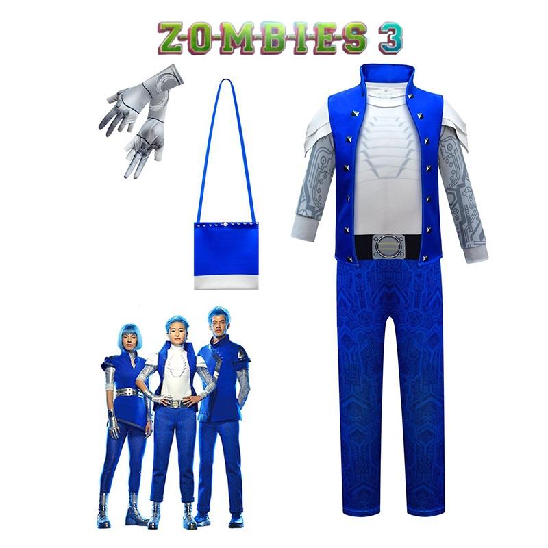 Zombie 3 Alien Cosplay Costume For Kids Halloween Outfits And Theme Parties