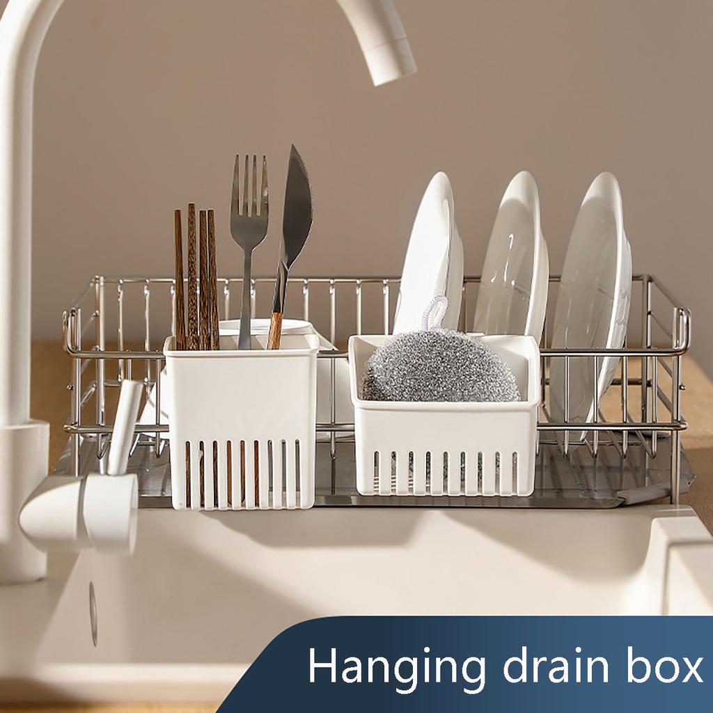 No-Drill Wall-Mounted Upside-Down Cup Holder & Drying Rack – Multifunctional Kitchen Organizer for Cups, Sponges & Utensils