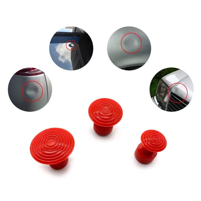 3pcs Universal Auto Replaceable Accessories Car Body Hail Pit Repair Gasket Tools Portable Dent Removal Puller Suction Cup
