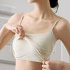 Dámská tílka s vestavěnou podprsenkou Polstrovaná Bez rukávů Na tenká ramínka Camisole topy Dvojitě podšité Letní Na večer Základní Cami trička