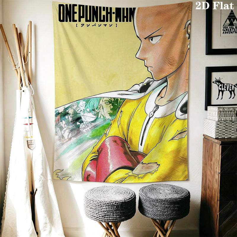 One-Punch Man Pattern Home Decor Tapestry, Wall Hanging, Decorative RV Wall Cloth.DGT0925501