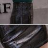 High Waist Hip Skirt Shiny Leather Skirt Half Body Skirt A-line PU Small Leather Short Skirt Female Sexy Club Skirts