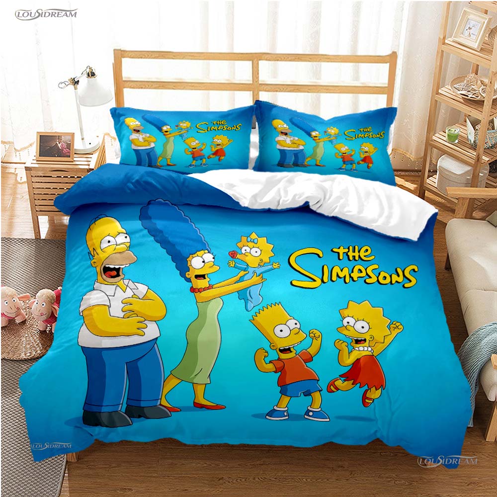 Comforter Carton Funny Casal All Season Comforter Bedding Sets Soft And S Teens Single/Double/Queen/King