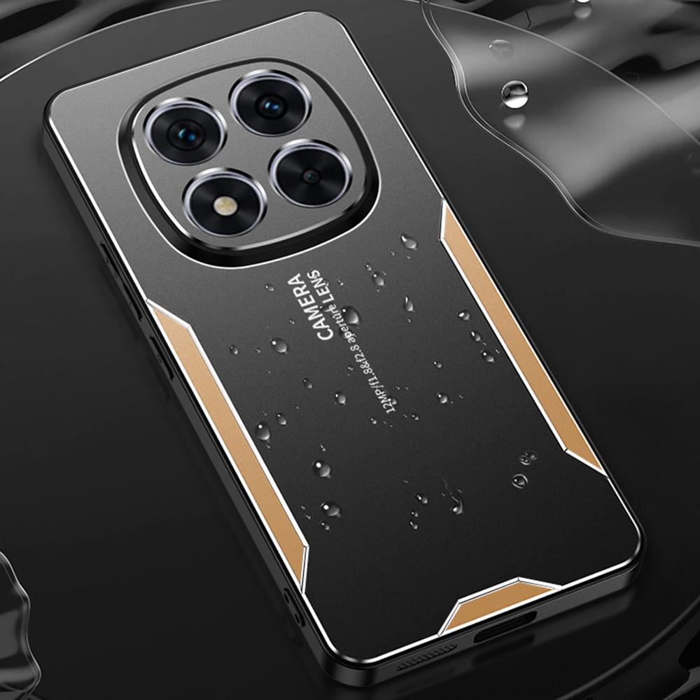 Pentru Xiaomi Redmi Note 14 Pro 5G/Poco X7 5G Husă Telefon Aliaj Aluminiu TPU PC Capac Spate