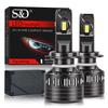 2Pcs H7 LED Canbus H1 H3 H4 H8 H11 H16 9005 HB3 9006 HB4 9012 HIR2 160W 30000LM Lâmpada de farol de carro para automóveis Turbo Lamp